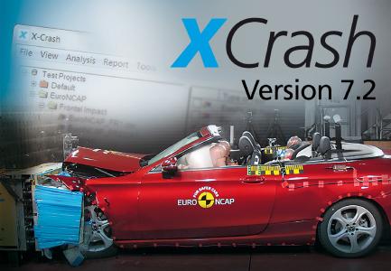 Update anerkannter Analyse-Software zur Fahrzeugsicherheit: X-Crash Version 7.2 mit neuen Möglichkeiten für Crashtests weltweit