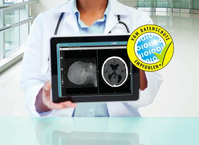 HealthDataSpace - die Health Cloud mit Datenschutzgütesiegel von Telepaxx und Digithurst - garantiert eine sichere Speicherung und Verwaltung von sensiblen Gesundheitsdaten.
