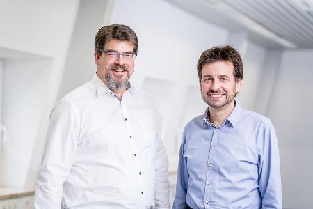 Geschäftsführer highQ Computerlösungen
Thomas Hornig und Christian Disch (v.l.n.r.)
