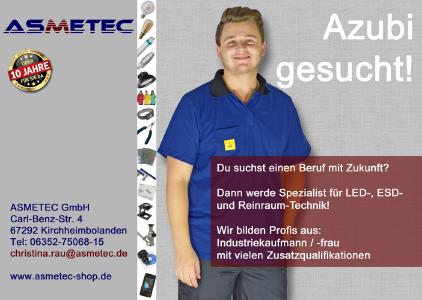Asmetec Ausbildung Industriekaufmann / Industriekauffrau 2019