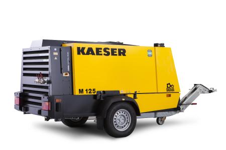 Delivering both power and versatility, the M125 portable compressor is compact, making it the perfect choice for construction site use, and is easy to transport