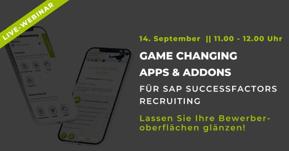 In der Grafik sehen Sie zwei AddOns. p78 Candidate UI sowie p78 Quick Apply