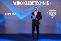 Sebastian Mateja (WIKO) nimmt den Forbes Preis entgegen. © 2026 Ringier Axel Springer Polska sp. z o. o.  