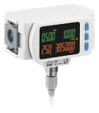 Der neue digitale Durchflussschalter der Serie PF3A8#H in modularer Ausführung visualisiert auf dem 4-teiligen Display gleichzeitig Durchfluss-, Druck- und Temperaturwerte, ist mit IO-Link-Port gerüstet für die Industrie 4.0 und bietet so eine äußerst energieeffiziente Komplettlösung.