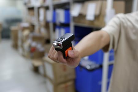 PM5 mit Scan Trigger im Lagereinsatz