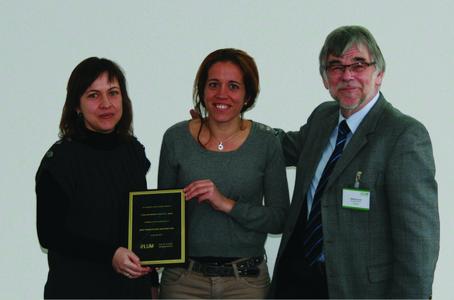 v.l.n.r.: Fuensanta Bernal Gil, Ester Jover Alsina (beide Comercial Química Jover, S.L.), Prof. Dr. Lerche (LUM GmbH)