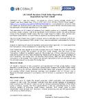 [PDF] Presse Release: US Cobalt Receives Final Order Approving Acquisition by First Cobalt