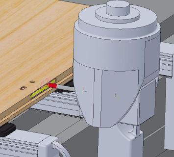 Präzise und sicher: mit SWOOD CAM bringt man die Konstruktion fehlerfrei auf die Maschine (Abb. CAM Bild)