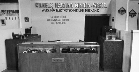 The first HARTING trade fair stand in 1947