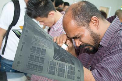 First-class results: Customers are impressed with the quality of the ContiTech printing plates engraved on site / Photo: ContiTech