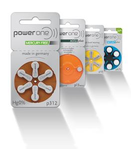 Die neuste Generation power one MERCURY-FREE Batterien