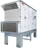 Die zentrale Schweißrauchfilteranlage AL-KO FLEX UNIT F ECO führt die Wärme der gereinigten Luft zurück in den Arbeitsraum und hilft damit, Heizkosten zu sparen