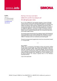 SIMONA press release WH Adhoc 05 11 09_01.pdf
