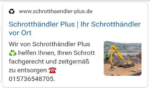 Schrotthändler Plus | Ihr Schrotthändler vor Ort