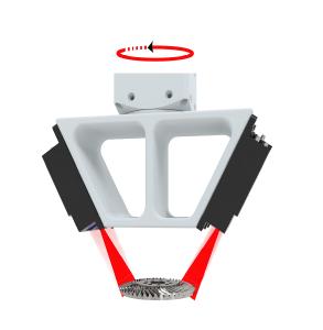 Der neue Multisensor-Scanner ZScan 360 von senswork ermöglicht das lückenlose 3D-Scanning rotationssymmetrischer Bauteile.