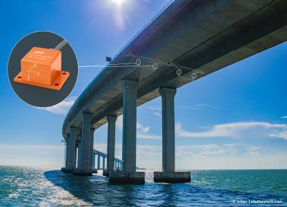 Sensoren von ASC überwachen auch die Standsicherheit der längsten Seebrücke der Welt zwischen Hong Kong und Macau. Foto: tmlau/fotolia.com/Montage: K+P