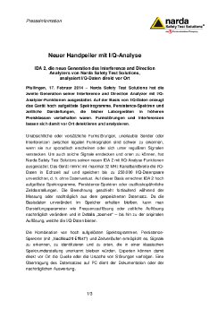 140217_Narda Safety Test Solutions_IDA2_New_Hand-held_IQ_Analyzer_de.pdf