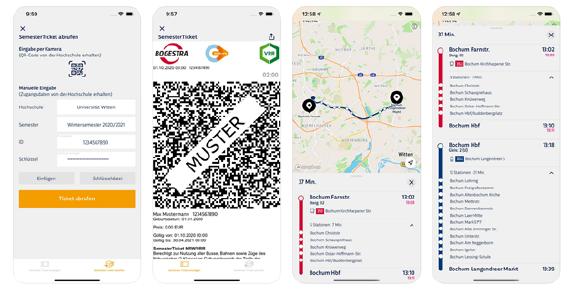 Screenshots SeTi App