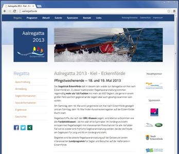 Die offiziele Website der Aalregatta Eckernförde 2013