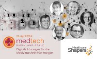 Healthcare Shapers bei der medtech Rheinland-Pfalz vertreten mit Günther Illert, Manfred Augstein, Dr. Monika Boos, Dr. Andreas Erkens, Rainer Herzog, Dr. Georg van Husen