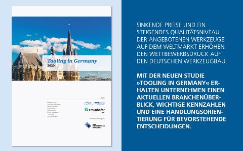 Mit der vom Werkzeugmaschinenlabor WZL und dem Fraunhofer IPT veröffentlichten Studie »Tooling in Germany 2020« erhalten Unternehmen einen aktuellen Branchenüberblick, wichtige Kennzahlen und eine Handlungsorientierung für bevorstehende Entscheidungen