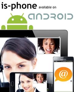 is-phone Mobile Android edition with video calls now available on the market store