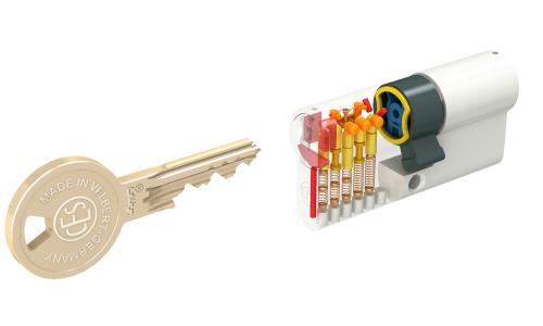 VdS-anerkannter CES-Sicherheitszylinder für Wohnungen und Einfamilienhäuser