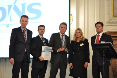 DNS wird mit dem Sun Partner Award für Service ausgezeichnet