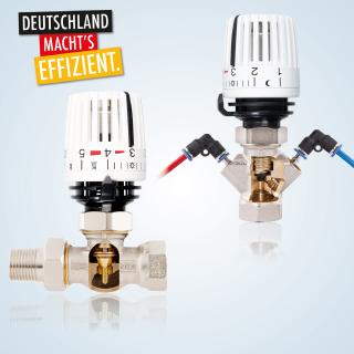 Seit 01. August 2016 wird die Installation von voreinstellbaren Thermostatventilen oder Einzelraumtemperaturreglern und daran anschließende Optimierungsmaßnahmen (Hydraulischer Abgleich) in Höhe von max. 30 % des Netto-Rechnungsbetrages gefördert. Von AFRISO-GAMPPER gibt es hierzu ein komplettes Produktprogramm und entsprechendes Knowhow. (Foto: AFRISO)
