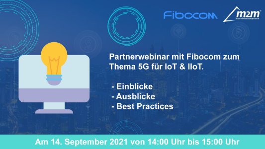 Webinar: 5G für IoT & IIoT ©m2m Germany