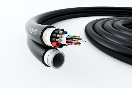 Hradil presents high performance hybrid twin cable for KASRO® working and rehabilitation robots.