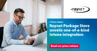 Press release: Intune integration in the Raynet Package Store
