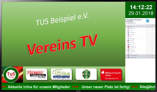 Vereins-TV für Sportvereine im eigenen Corporate Design