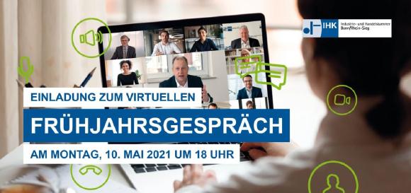 Einladungskarte Frühjahrsgespräch 2021 - 1. Seite