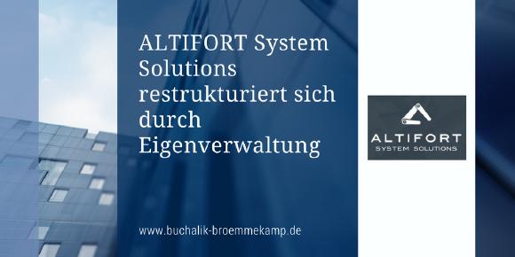 Sanierung durch Eigenverwaltung