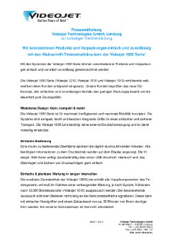 Pressemitteilung Videojet Technologies - Videojet 1000 Serie April 2010.pdf
