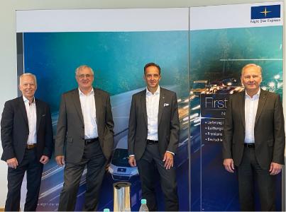 Night Star Express Beirat v.l.n.r: Dirk Rahn, Arnold Schroven, Matthias Hohmann und Dr. Christian Jacobi