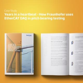 Case Study about the new large-bearing test rig at the Fraunhofer Institute of Wind Energy Systems (IWES)