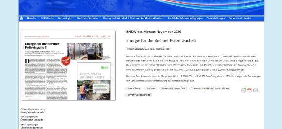 BHKW des Monats November 2020