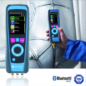 The new AFRISO EUROLYZER STx flue gas analyser is designed for measuring oil, gas and pellets fired heating systems and CHP systems as well as for checking gas fired systems for CO leaks. In conjunction with the free app EuroSoft mobile, the unit provides for modern data communication