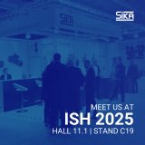 SIKA auf ISH 2025 in Frankfurt, Halle 11.1, Stand C19