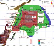 Abbildung 1: Längsschnitt der C550 Zone (Blick nach Süden)
