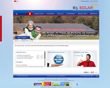 Webupdate B5 Solar Photovoltaiksysteme