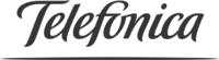 Telefónica-Logo schwarz-weiß