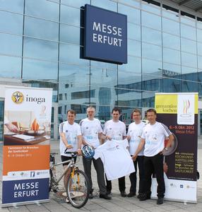 v.l.n.r.: Wieland Kniffka, Dirk Ellinger, Michael Eismann, Steffen Fischer, Stefan Goetz / Foto: Messe Erfurt GmbH