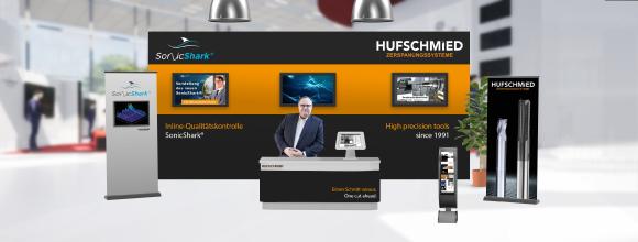 Vorgeschmack auf den virtuellen Messestand von Hufschmied auf der DiMaP 2.0 – Digital Machining Market Place / Bildquelle: Hufschmied Zerspanungssysteme