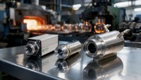 Wärmebildkameras und Pyrometer für den Einsatz in der Glasindustrie zur exakten Temperaturüberwachung an Schmelzöfen und Formgebungsmaschinen.