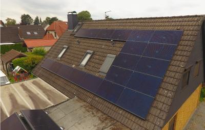03 Fertig installierte Photovoltaik ©Powertrust / Herausgeber: Powertrust GmbH aus Bremen