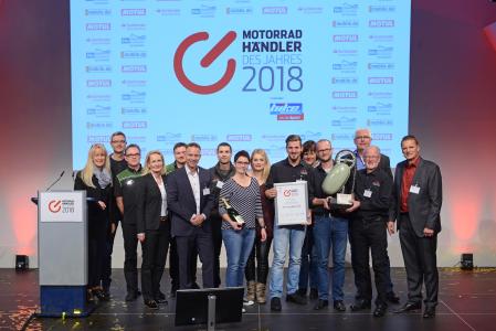 Witten und Weber ist Motorradhändler des Jahres 2018 / Foto: Johannes Untch/Vogel Communications Group