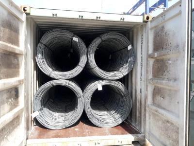 Speziell für den Transport per Container produzierte Coils